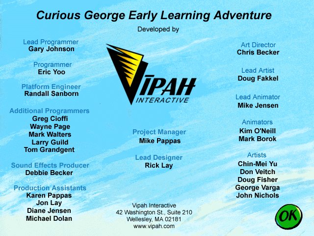 Credits screenshot